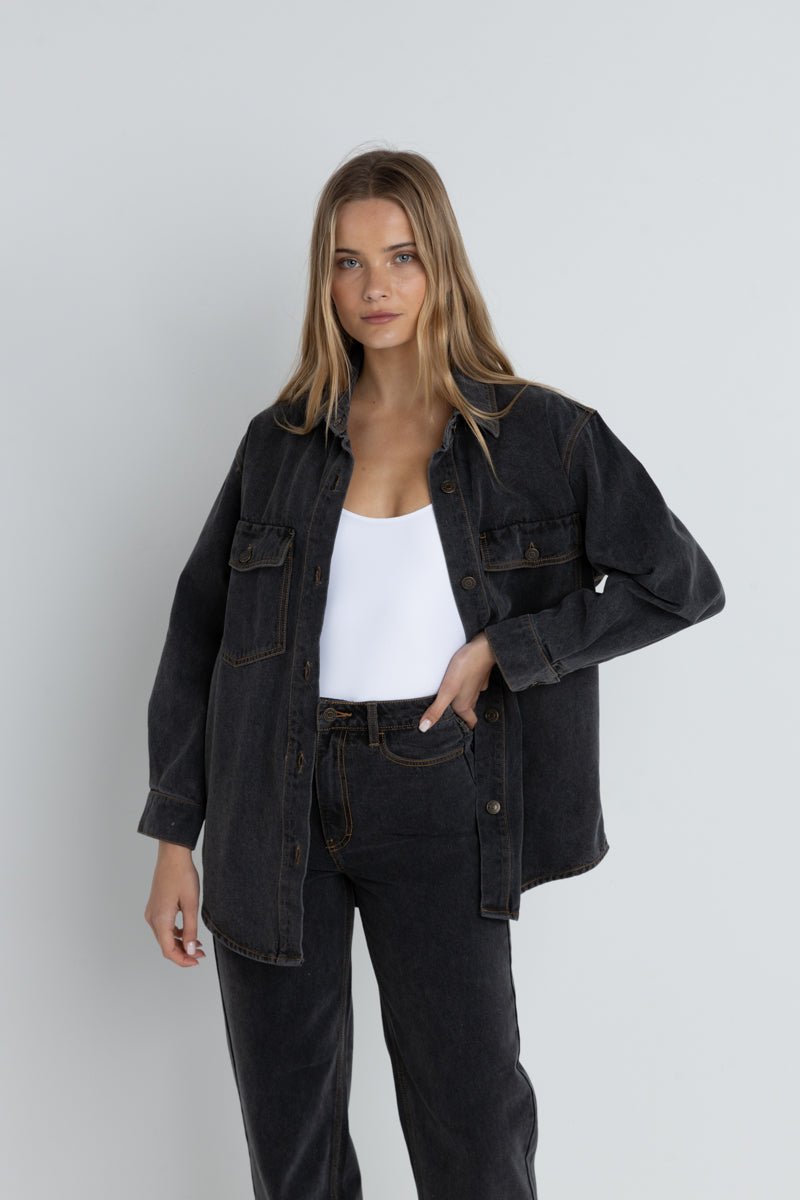 Oversized Denim - Veste FemmeVestesRhythm