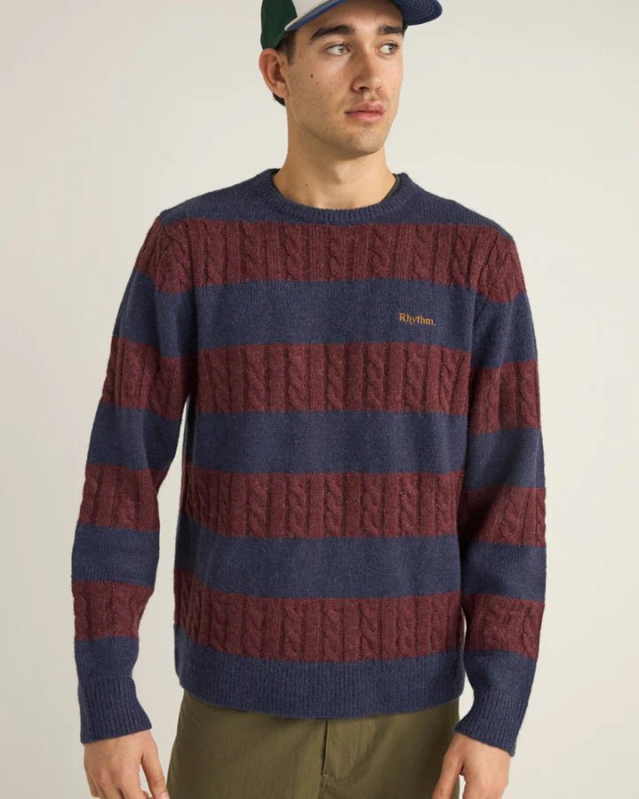 Pablo Mohair Stripe - Pull HommePullRhythm