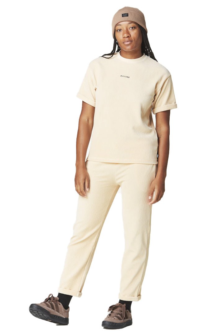 pantalones rectos pantalones mujer pana el corte ingles