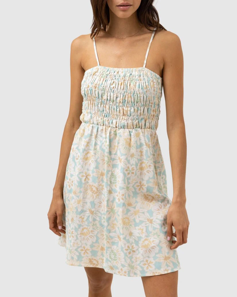 Paloma Floral Smocked - Robe Courte FemmeDressRhythm