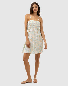 Paloma Floral Smocked - Robe Courte FemmeDressRhythm