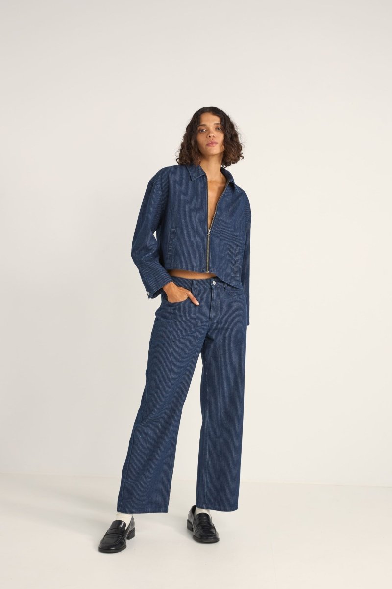 Pinstripe Cropped - Veste FemmeVestesRhythm