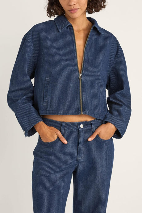 Pinstripe Cropped - Veste FemmeVestesRhythm