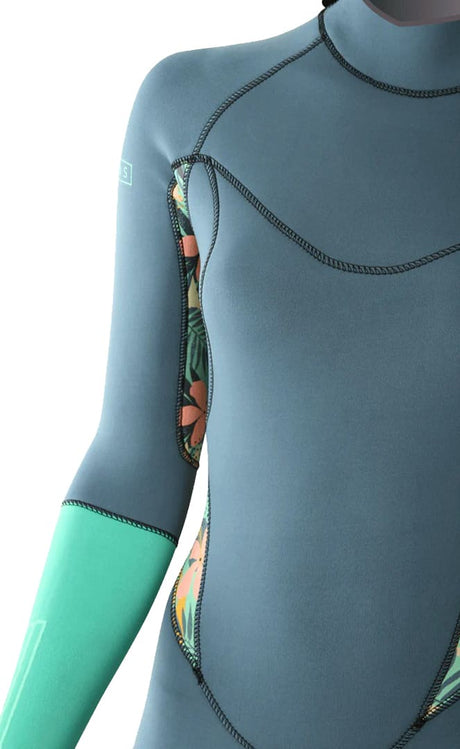 Pioneer 3/2Mm Backzip Combinaison Néoprène Femme#SteamersMdns