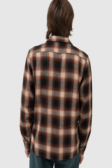 Plaid Ls Chemise Manches Longues Flanelle HommeChemisesRhythm