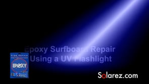 Reparación de abolladuras en epoxy para surf