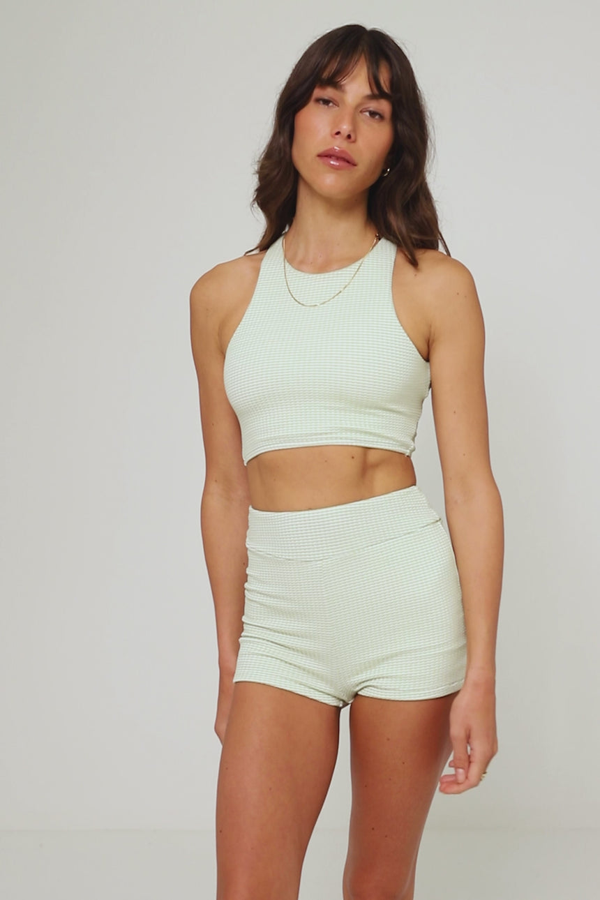 Maisy Check - Women's Swimsuit Top