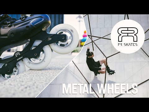 Rodas de Roller em Linha Metal 90mm 85A (Conjunto de 4)