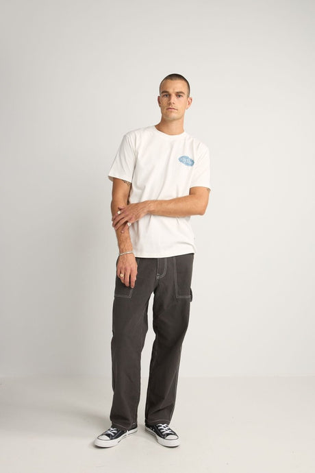 Ritmo Printed Vintage Ss T-Shirt Homme#Tee ShirtsRhythm