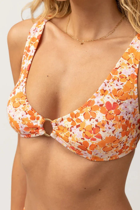 Rosa Floral - Haut De Maillot FemmeMaillots De BainRhythm