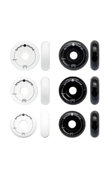 Round 80mm 84A Roues De Roller En Ligne (Lot de 4)RouesFr Skates