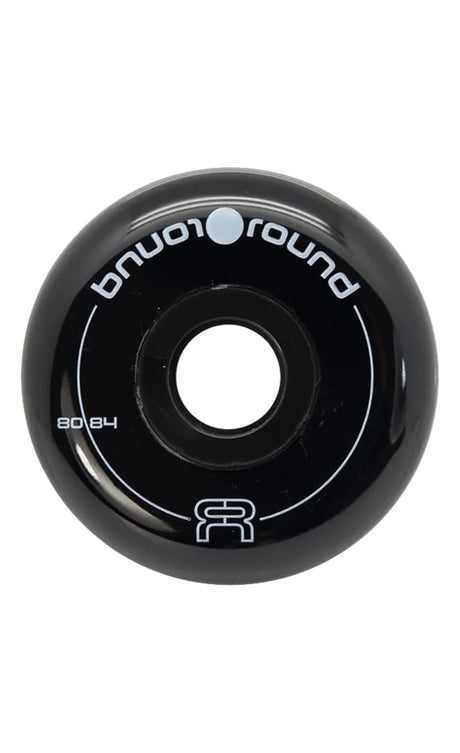 Round 80mm 84A Roues De Roller En Ligne (Lot de 4)RouesFr Skates