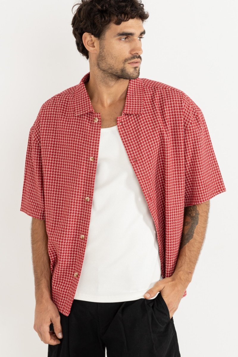 Chek Men Rowen Chek - Men's Shirt Rhythm | HawaiiSurf