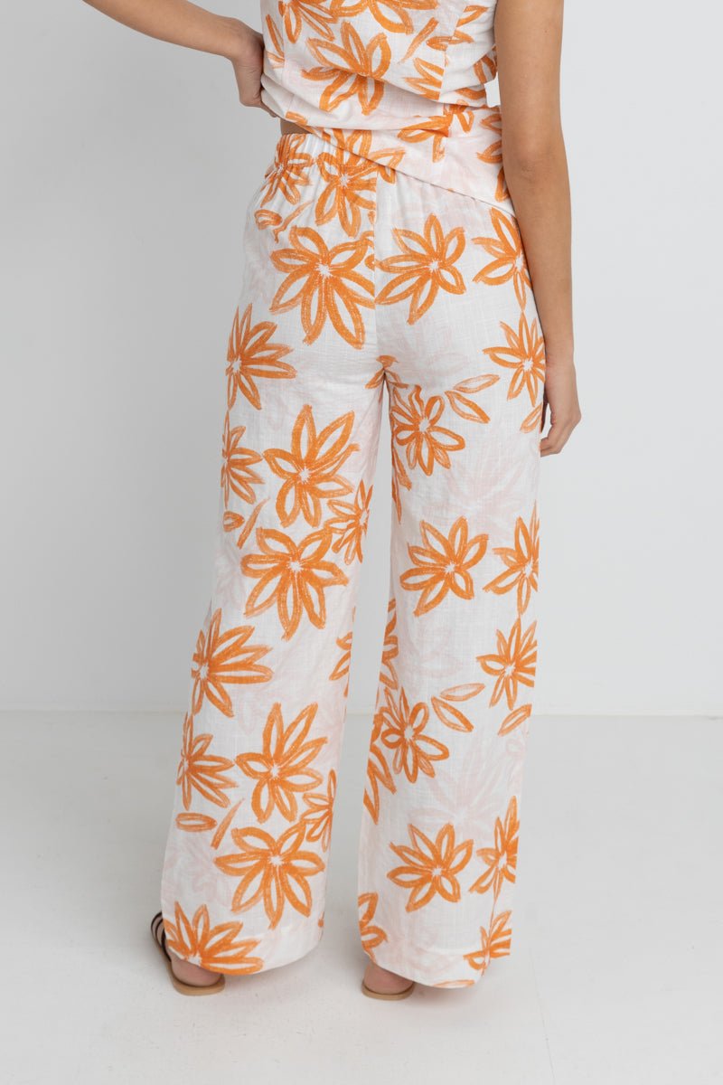 Sanctuary Floral - Wide Leg Pantalon FemmePantalonsRhythm
