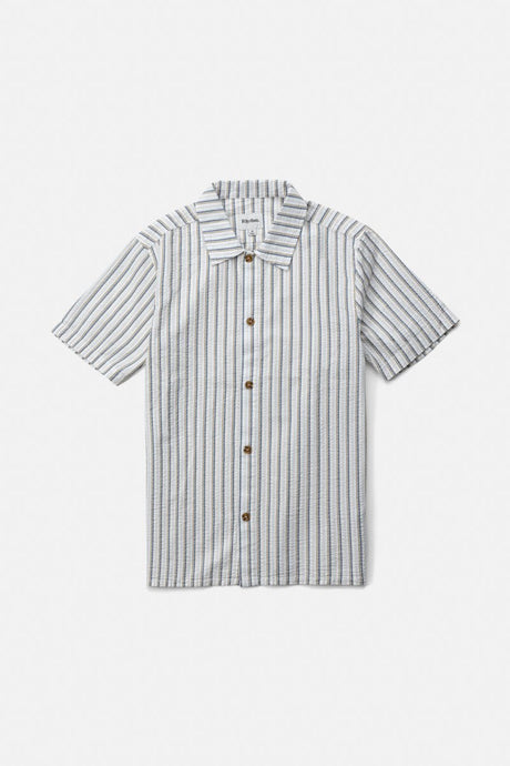 Seersucker Stripe S/S - Chemise HommeChemisesRhythm