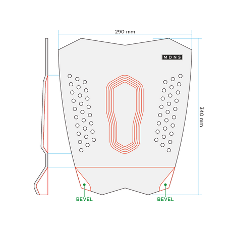 Single Traction - 1 Pièce Pad De SurfPadsMdns