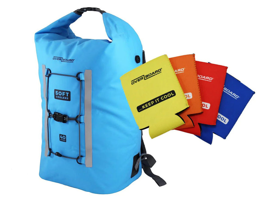 Soft Cooler Backpack - Sac À Dos Isotherme Étanche 40 L BleuSacs à DosOverboard