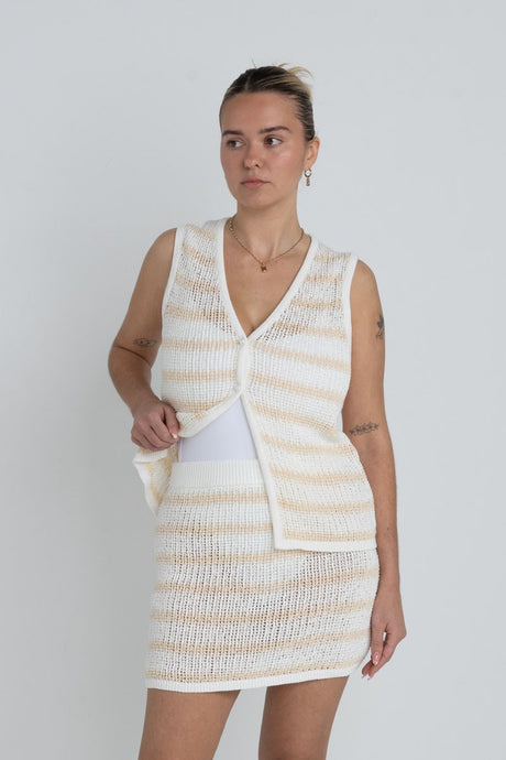 Sol Stripe - Jupe Courte FemmeOverswimRhythm