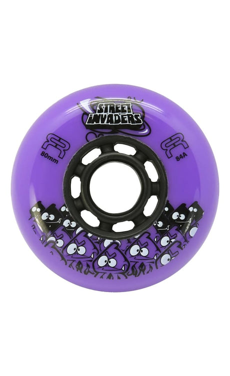 Street Invaders 72mm 84A Roues De Roller En Ligne (Lot de 4)RouesFr Skates