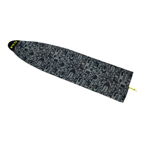 Stretch Fish Monogram Coal/Lime - Housses de SurfHousses SurfFcs