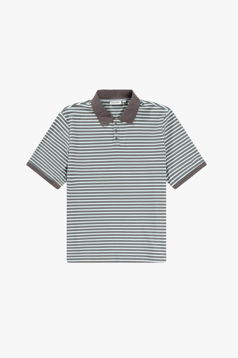 Stripe - S/S Polo HommeTee ShirtsRhythm