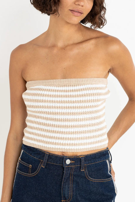 Stripe Strapless Knit - Top FemmeDébardeursRhythm