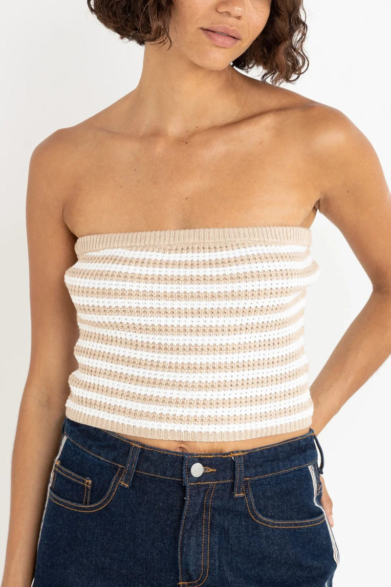 Stripe Strapless Knit - Top FemmeDébardeursRhythm