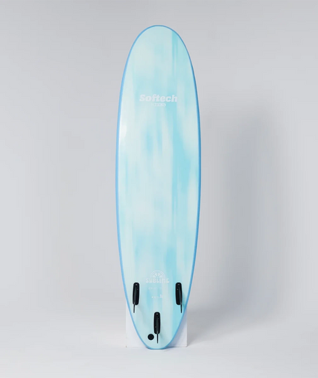 Sublime FCS II Sky Blue - Planche De Surf SoftboardSoftboardSoftech