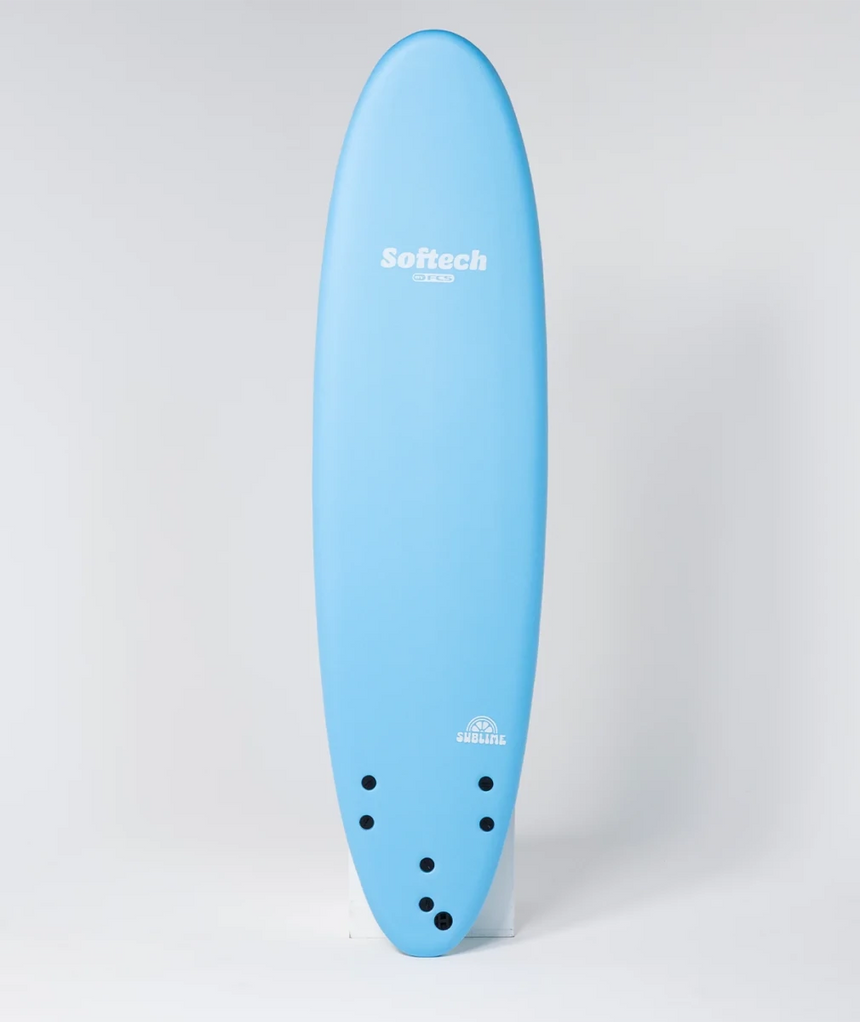 Sublime FCS II Sky Blue - Planche De Surf SoftboardSoftboardSoftech