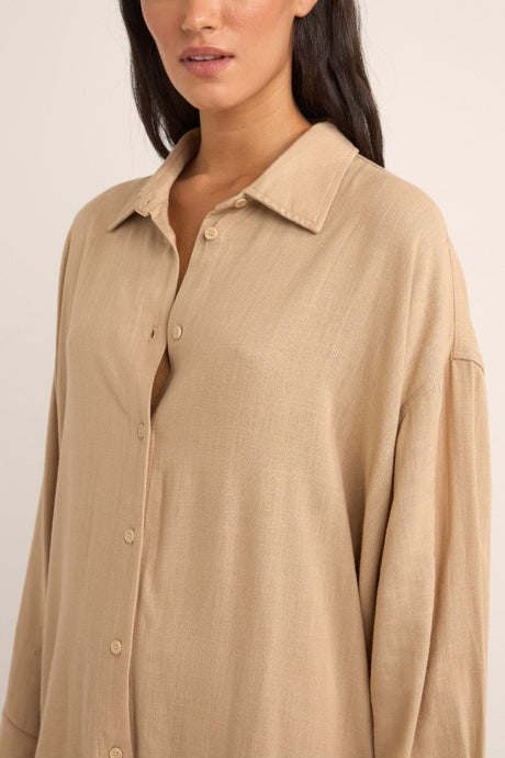 Sun Ray Long Sleeve - Robe Chemise FemmeOverswimRhythm