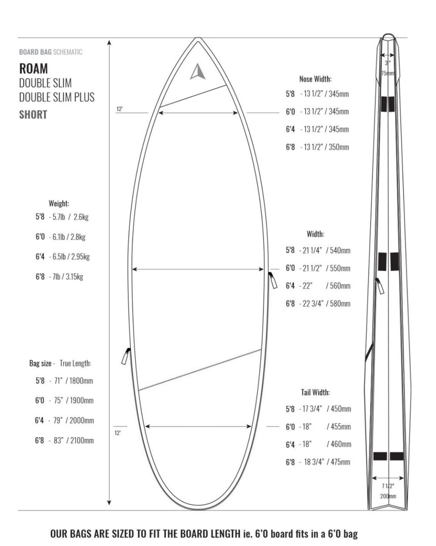 Tech - Ds 10Mm Housse De Surf ShortboardHousses SurfRoam