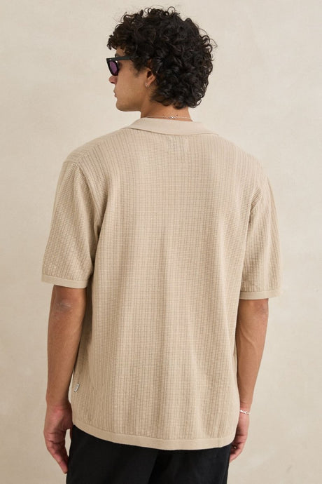 Textured Knit SS - Chemise HommeChemisesRhythm