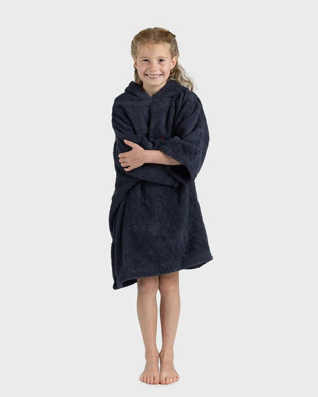 Towel Robe Organic - Poncho Coton Organic Enfant NavyPonchosDryrobe