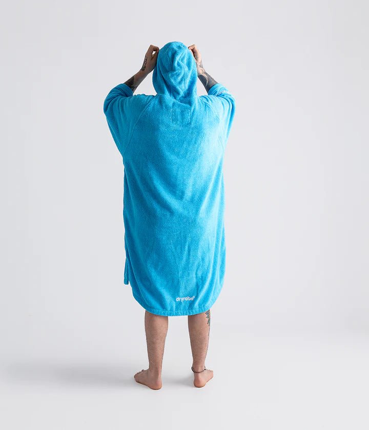 Towel Robe - Poncho Coton Organic Adulte BleuPonchosDryrobe