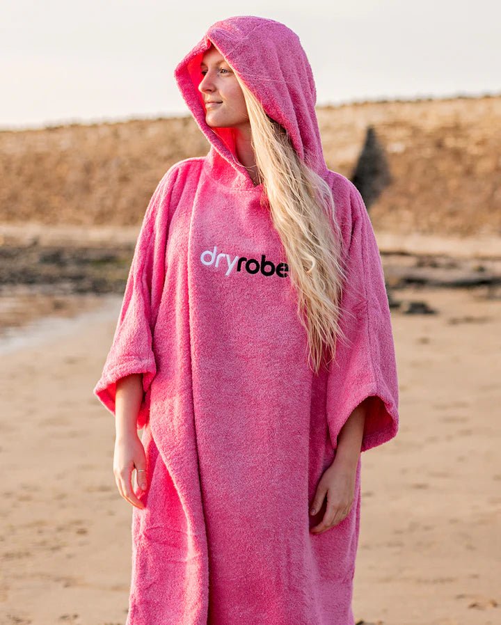 Towel Robe - Poncho Coton Organic Adulte RosePonchosDryrobe