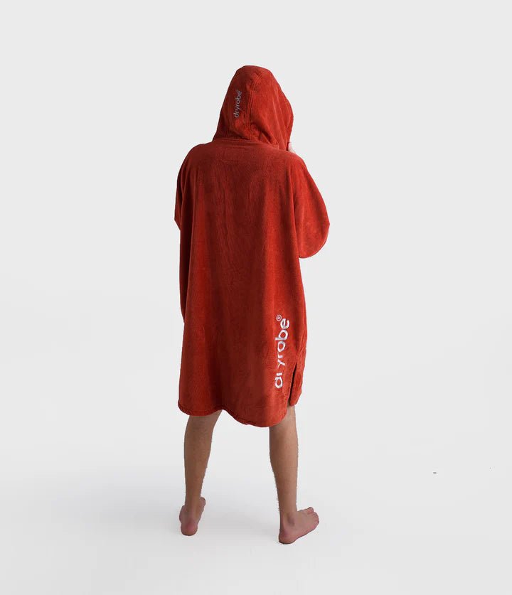 Towel Robe - Poncho Zippé Coton Organic Adulte OrangePonchosDryrobe