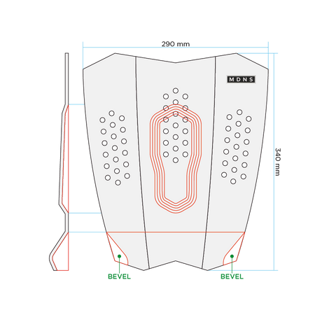 Triple Traction - 3 Pièces Pad De SurfPadsMdns