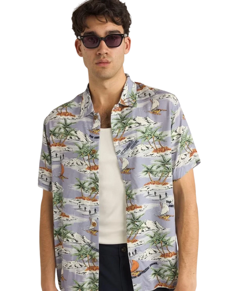 Tropical - S/S Chemise HommeChemisesRhythm