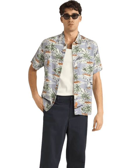 Tropical - S/S Chemise HommeChemisesRhythm