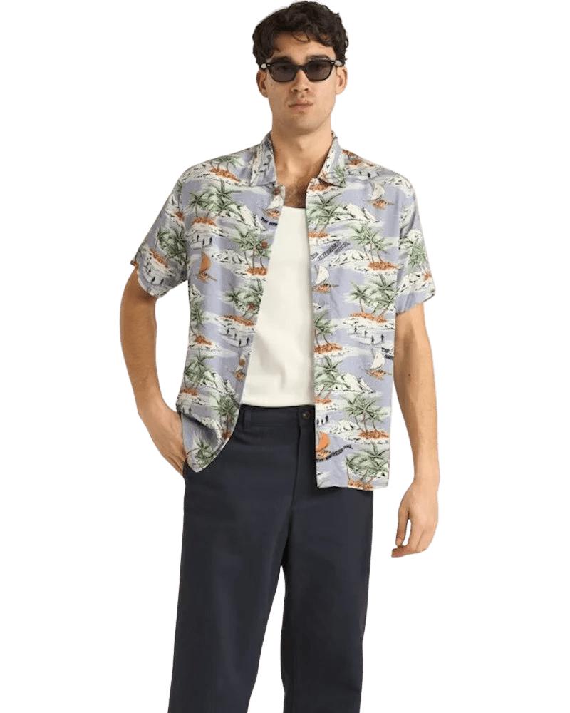 Tropical - S/S Chemise HommeChemisesRhythm