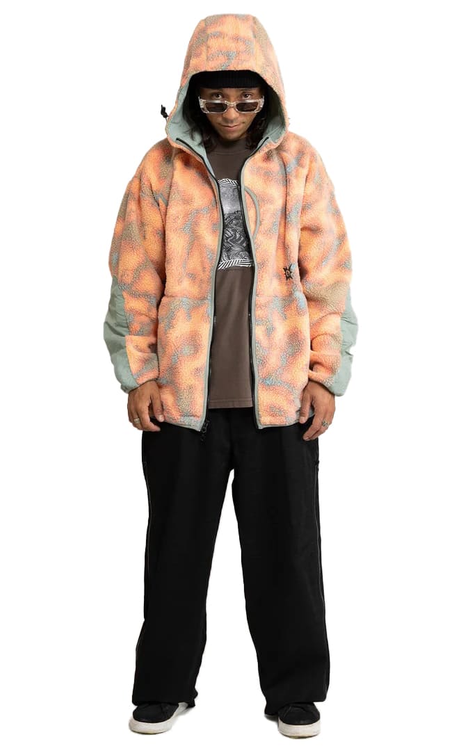 Tt B Iguchi Zip Fleece Sweatshirt mit Kapuze für Herren Volcom