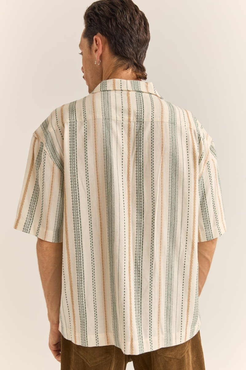 Vacation Stripe - S/S Chemise HommeChemisesRhythm