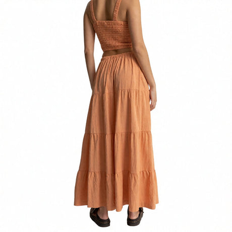 Villa Tiered - Jupe Longue Femme#SkirtRhythm
