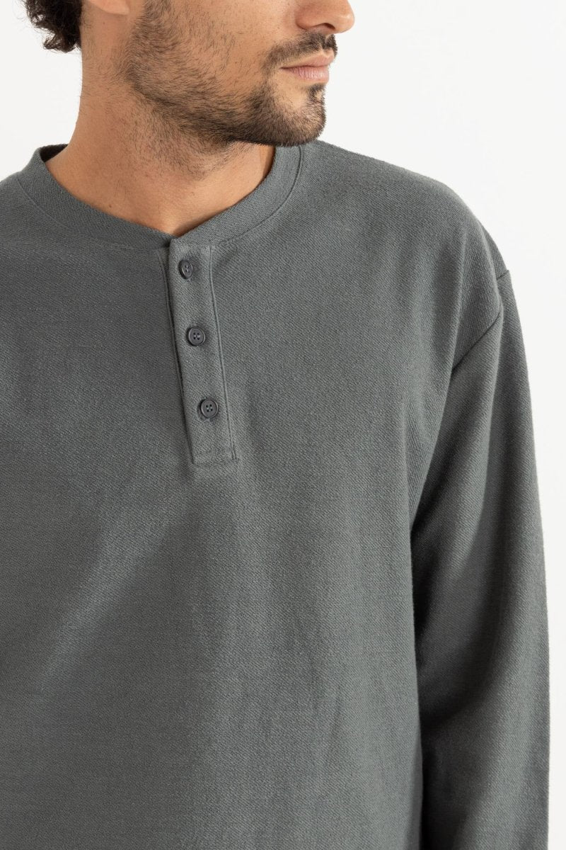 Vintage Terry Henley - T Shirt Homme Manches LonguesTee ShirtsRhythm