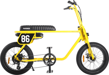 Voltaway Passenger Vélo Electrique Fat Bike Yellow/Black 17AHTwin SaddleVoltaway