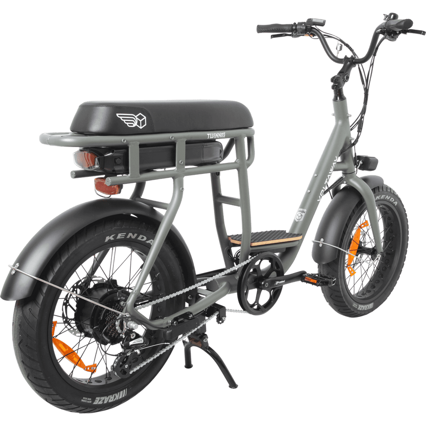 Voltaway Twinnee Vélo Electrique Bi-Place FeldgrauHawaiiSurf