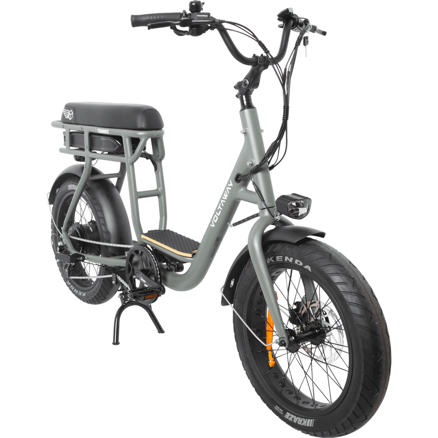 Voltaway Twinnee Vélo Electrique Bi-Place FeldgrauHawaiiSurf