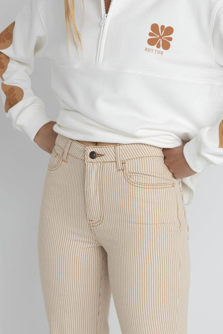 Willa Stripe Straight Leg Jean - Pantalon FemmePantalonsRhythm