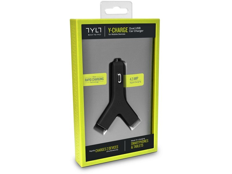 Y-CHARGE 4.2 A USB Car Charger Micro/USBChargeurTylt