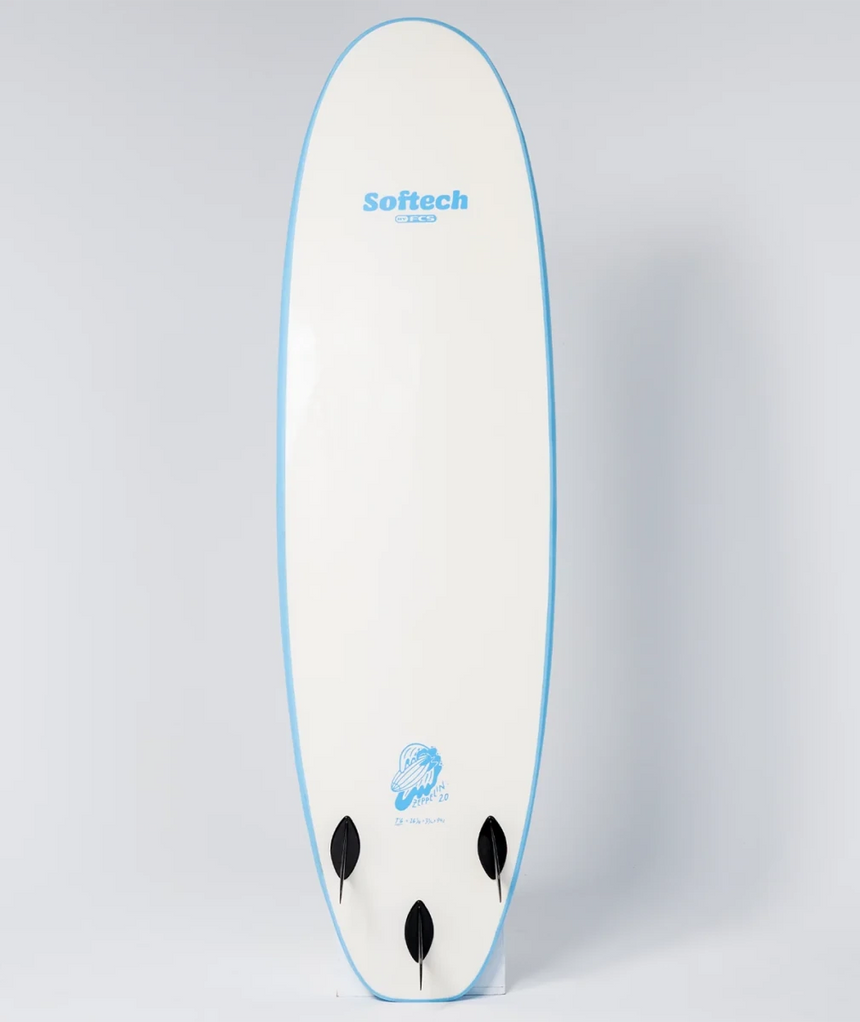 Zeppelin 2.0 Sky Blue - Planche De Surf SoftboardSoftboardSoftech